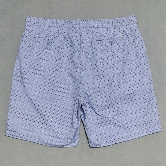 RLX Ralph Lauren Golf‎ Shorts Mens 38 Blue Geometric Performance Worn Once - Picture 5 of 15